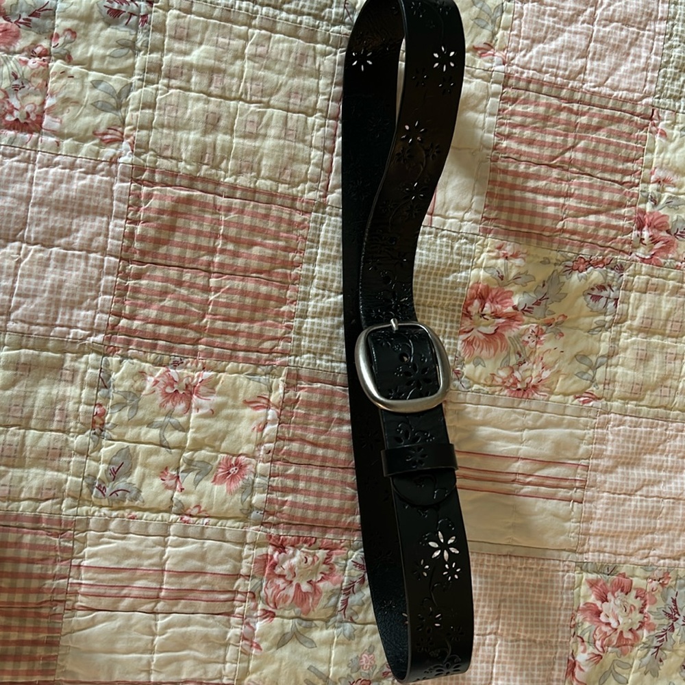 Genuine Leather Black Belt